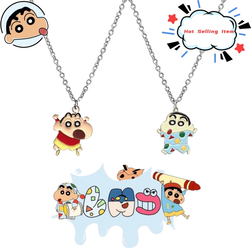 Japanese Lifestyle Goods - Crayon Shin-chan cartoon necklace ins cute
