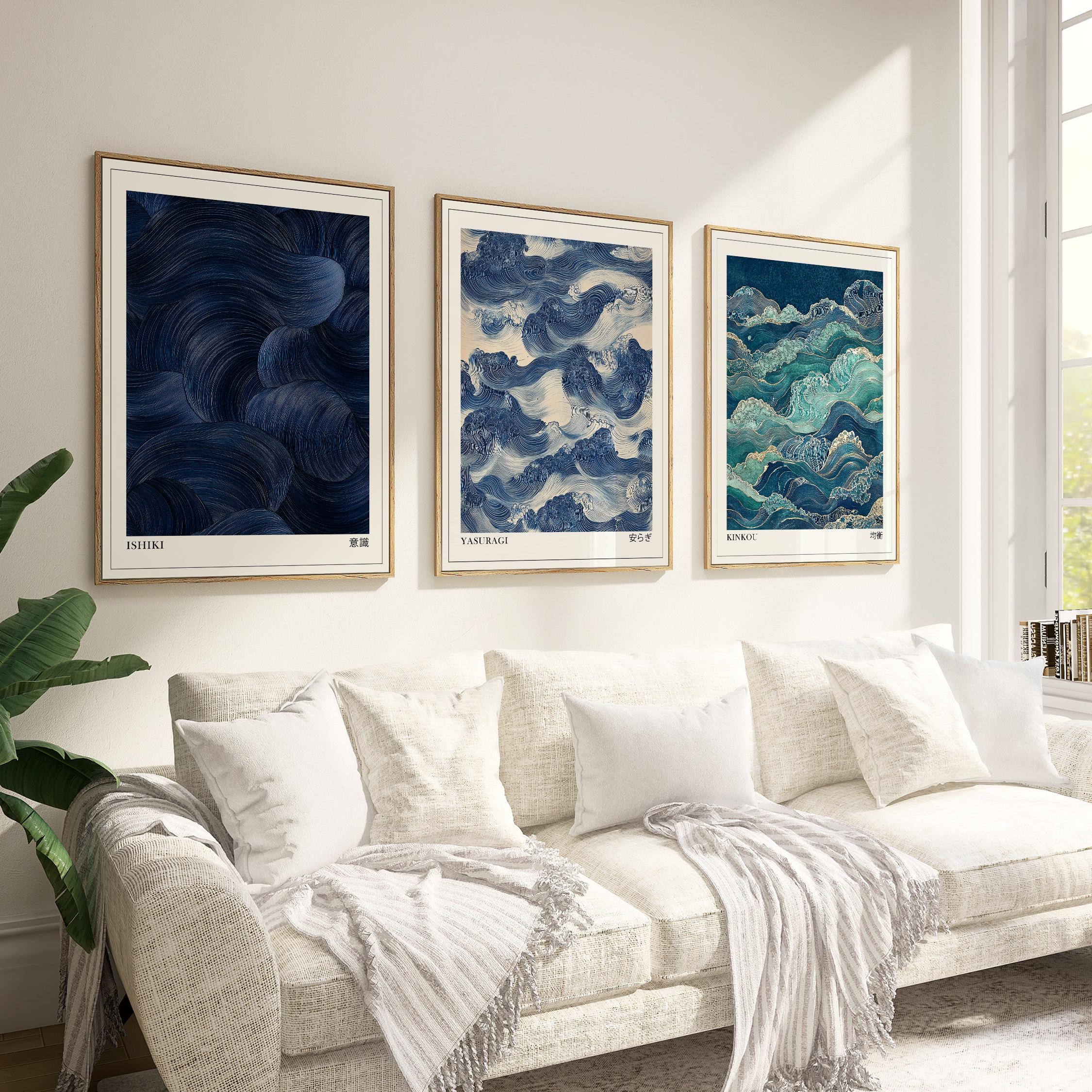 Japandi Wall Art Set of 3, Mod - Japanese Living Lifestyle recensione e prezzo