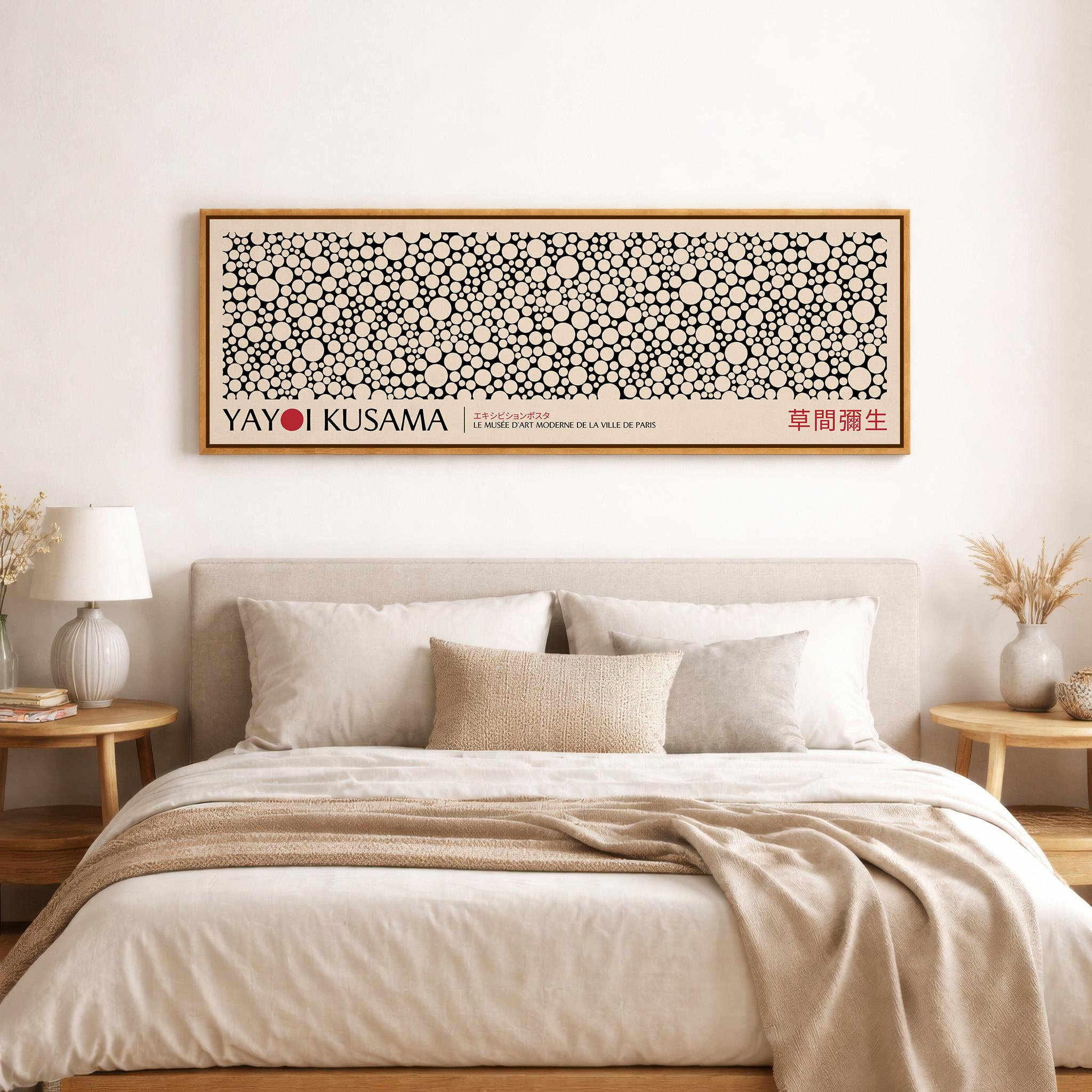 Large Japanese Yayoi Kusama Ab - Japanese Living Lifestyle recensione e prezzo