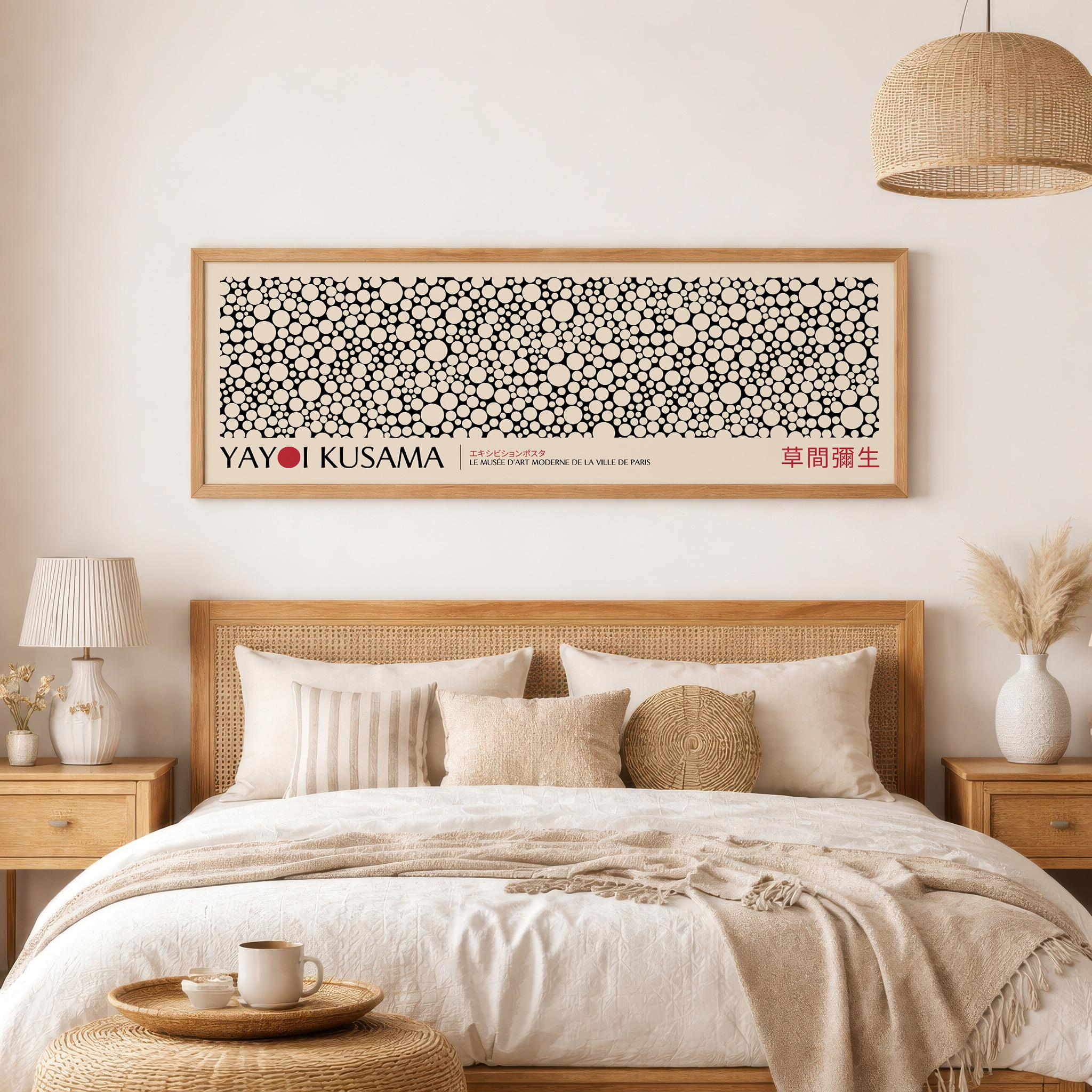 Large Japanese Yayoi Kusama Ab - Japanese Living Lifestyle recensione e prezzo
