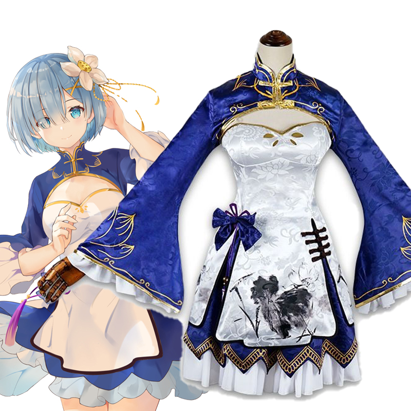 Rem Ram Cosplay Cheongsam Anim - Japanese Lifestyle Anime recensione e prezzo