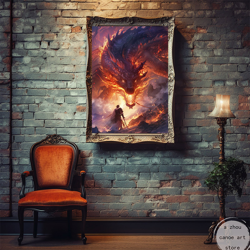 Fiery Fantasy Style Dragons Gi - Japanese Living Lifestyle recensione e prezzo