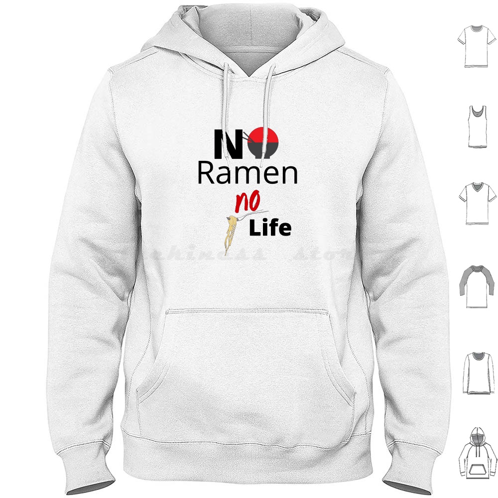 No Ramen No Life Hoodie Cotton - Japanese Lifestyle Anime recensione e prezzo